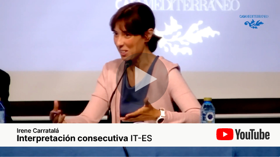 Ver en YouTube: Interpretación consecutiva IT-ES